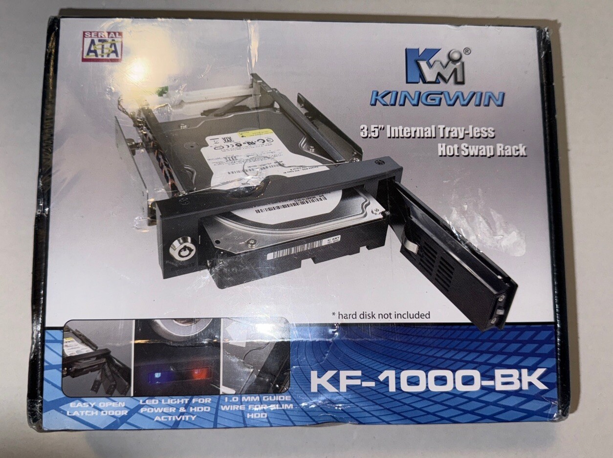  Kingwin  3.5" Internal tray less Hot Swap Racks NWB