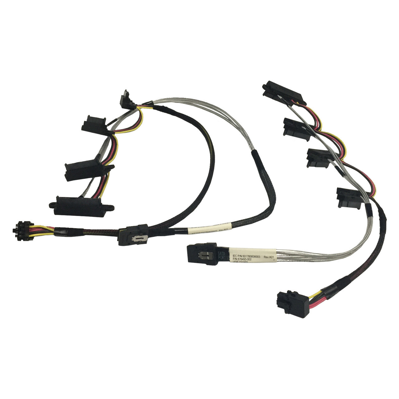 HP 879451-001 SPS-CA PWR/SATA 4LFF NHP x 4 876492-002 876493-002