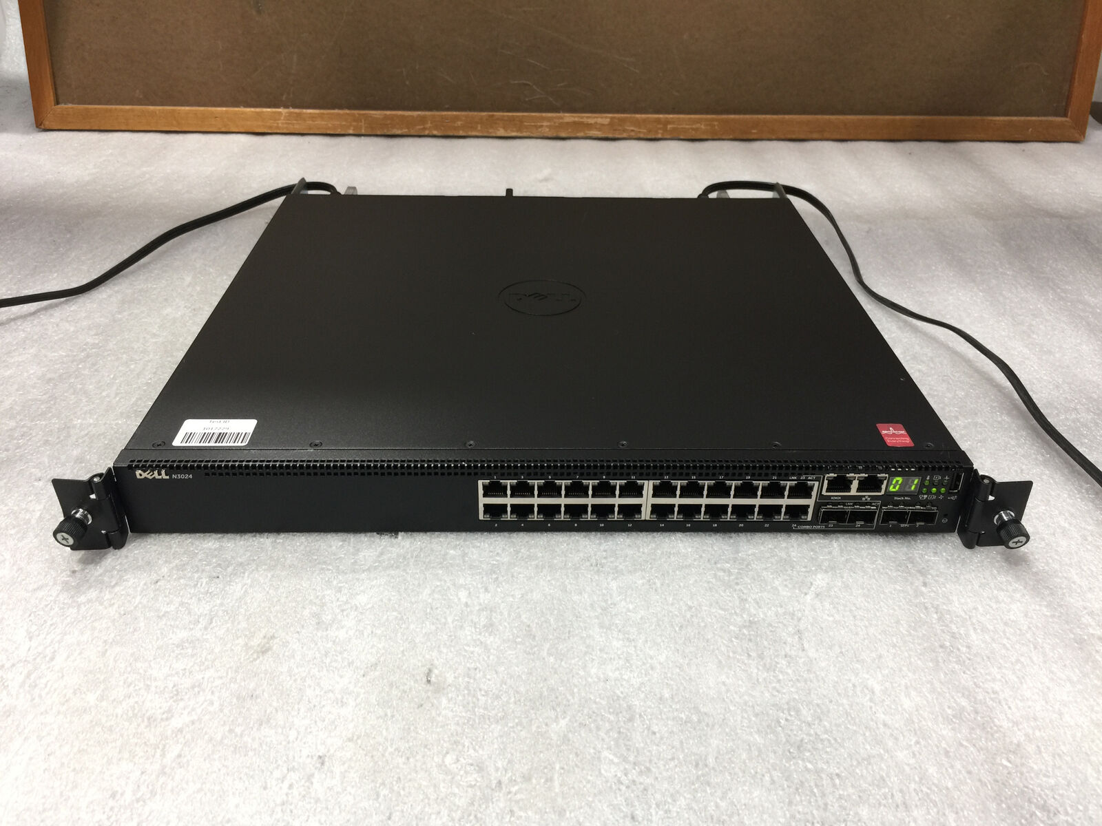 Dell Networking N3024 24 Port Rack Mountable Ethernet Switch, Factory Reset