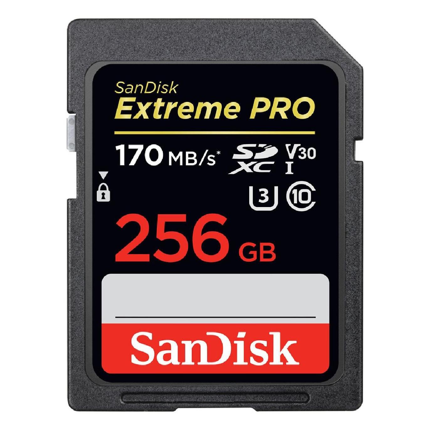 Sandisk Extreme Pro Sdhc And Sdxc Uhs-i Memory Card - 256gb - Excellent
