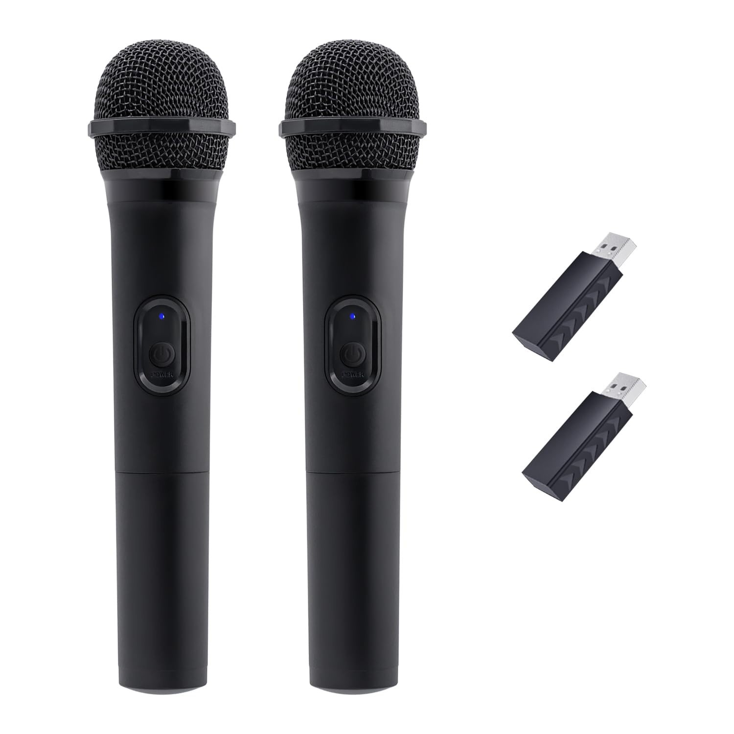 2 Pack Wireless USB Gaming Microphone for Xbox, PS5, Switch, PC - High Quality A