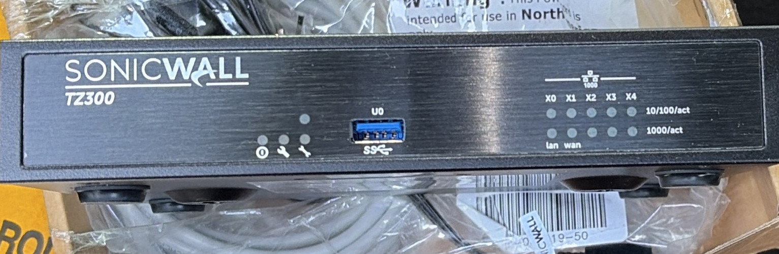 SonicWALL TZ300 Hardware Appliance Firewall 01-SSC-0581 Commercial  50MB