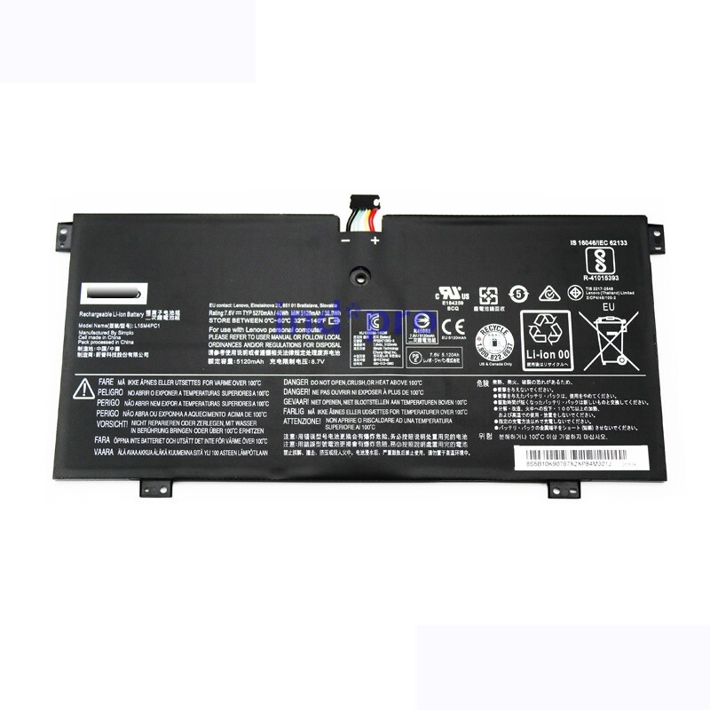 Original New L15M4PC1 Laptop Battery 7.6V 5270mAh For YOGA 710-11ISK 710-11IKB