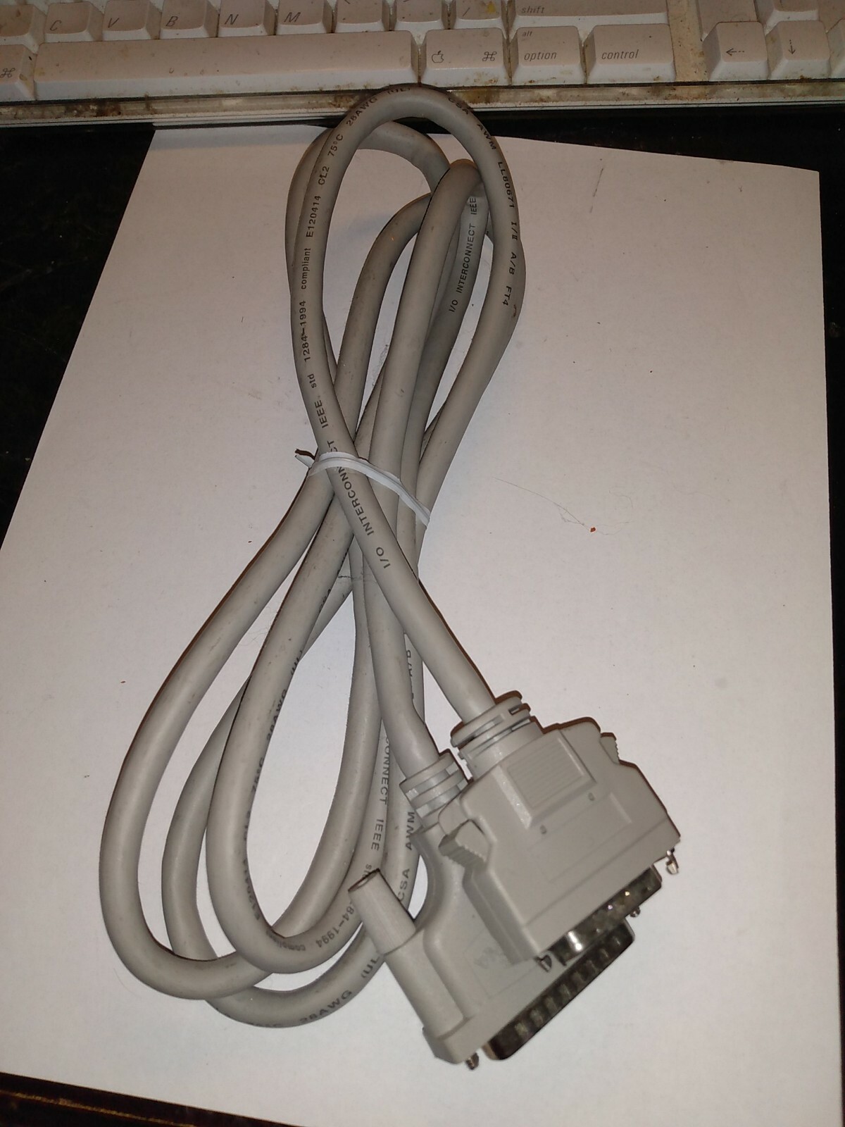 HP I/O Interconnect IEEE 1284-1994 E128143 CL2 Cable 8121-0004.  6 ft
