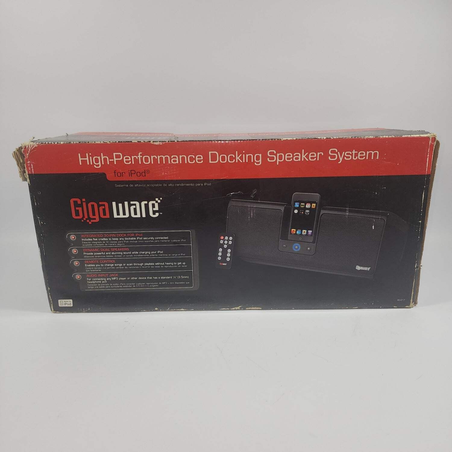 Gigaware High-Performance Docking Speaker System Black 08A08