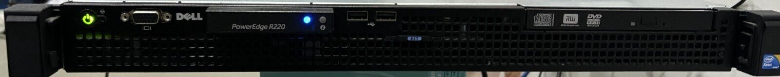 Dell PowerEdge R220 1U Short Depth Mini Server Xeon E3-1220 v3 3.10Ghz 32GB RAM