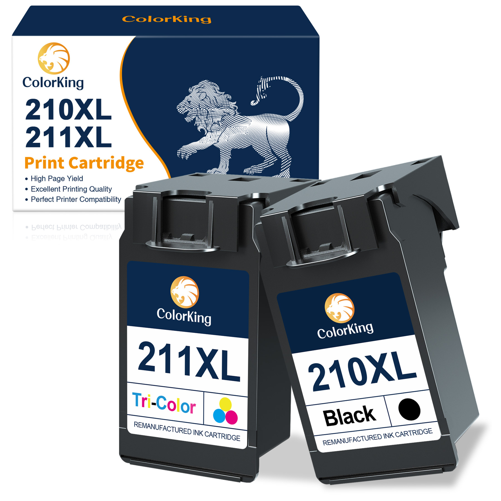 Ink compatible with Canon PG-210XL CL-211XL PIXMA iP2700 2702 MP230 495 Lot