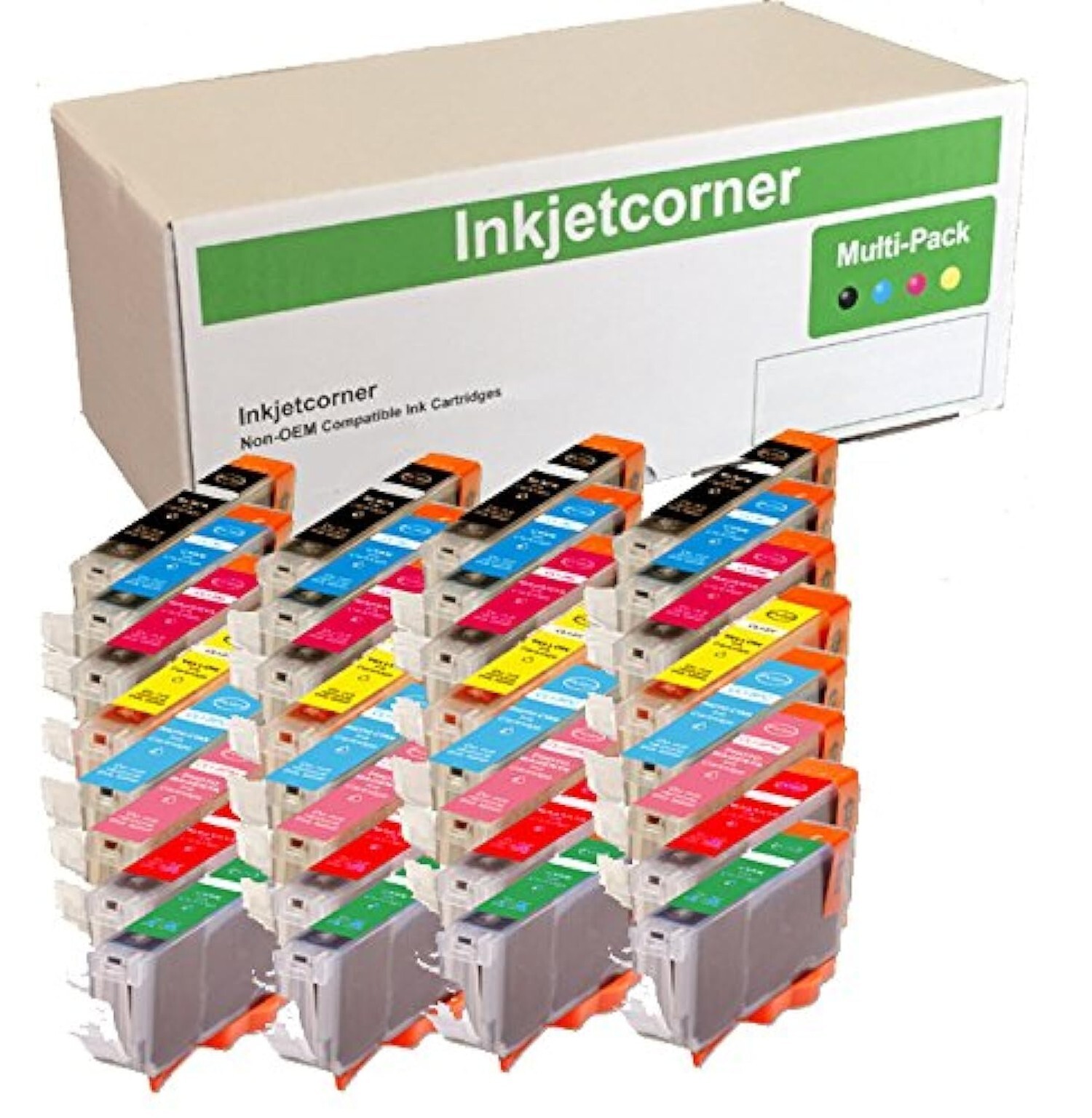 Inkjetcorner Compatible Ink Cartridges Replacement for CLI-8 for use with Pro...
