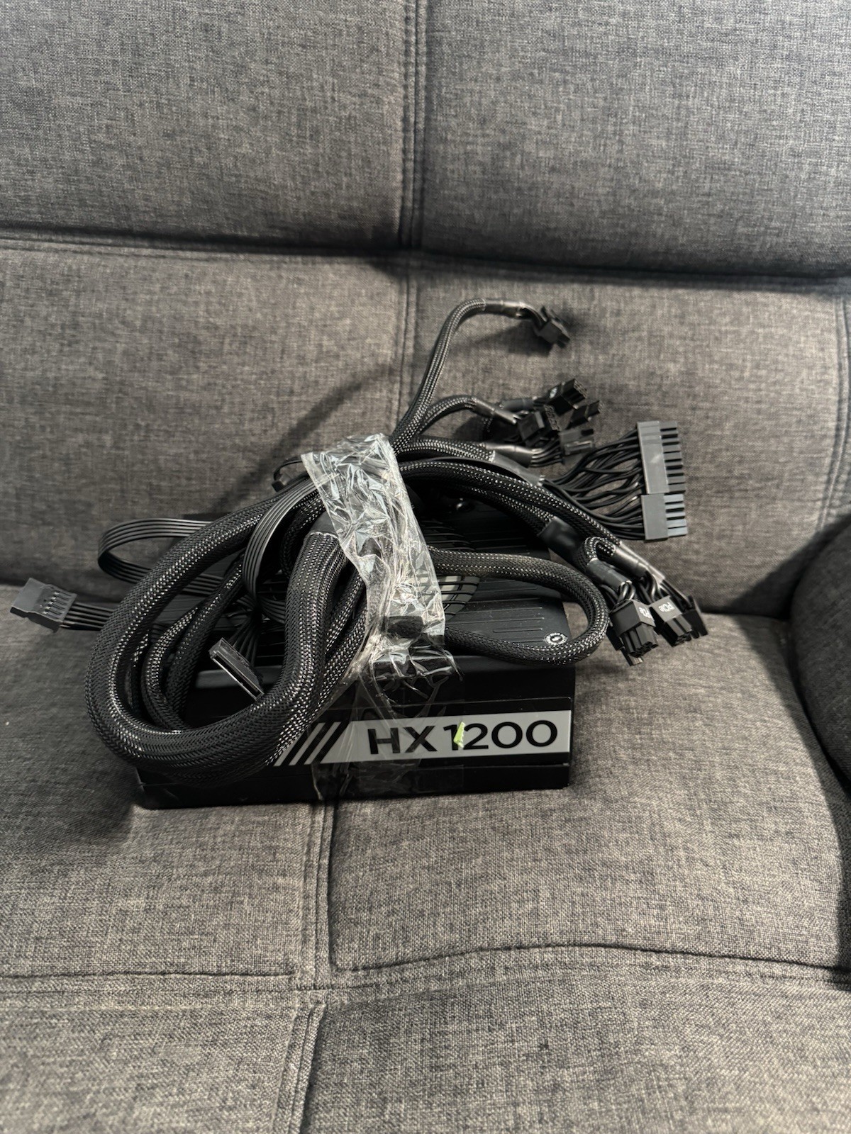 Corsair HX1200 ATX Modular Power Supply Unit 1200W, 24 Pin, PCIe, SATA, Black