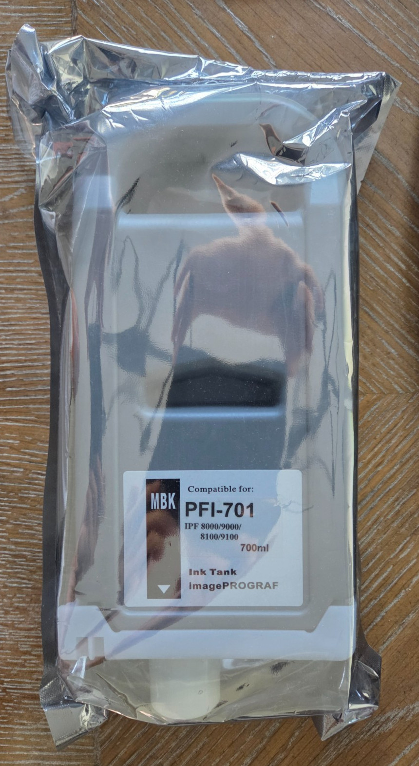 PFI-701 Ink Tank MBK (Matte Black) Canon Compatible (see desc. for details)
