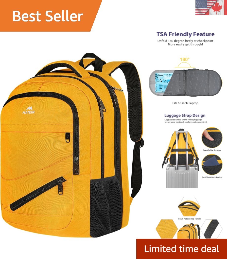 Stylish 50L Travel Backpack with Anti-Theft Design & Quick Access Pockets