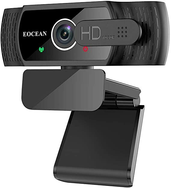 Webcam with Microphone,  1080P HD Streaming USB Desktop Windows and Mac OS