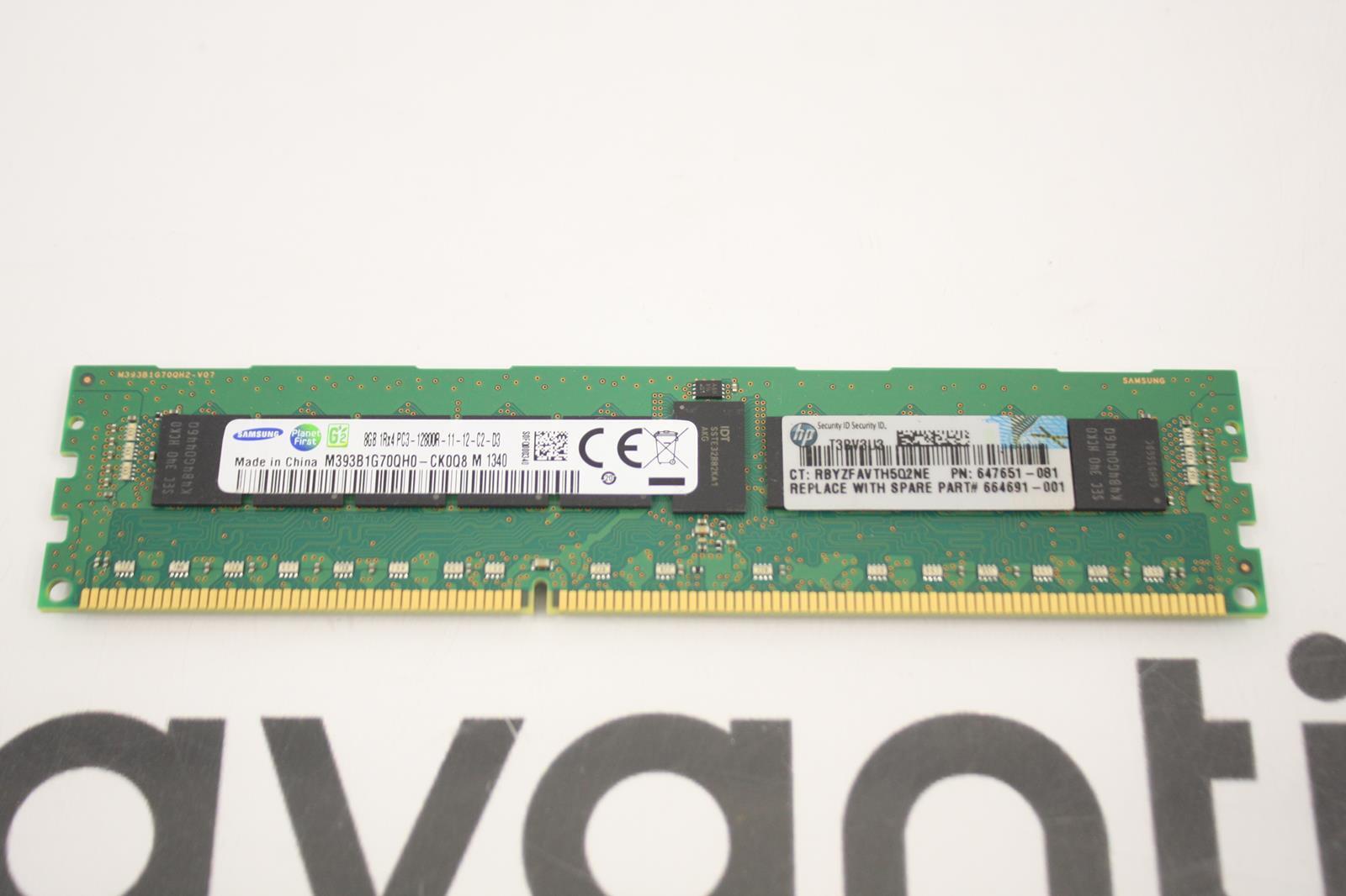 HP 8GB (1x8GB) SDRAM DIMM (664691-001)