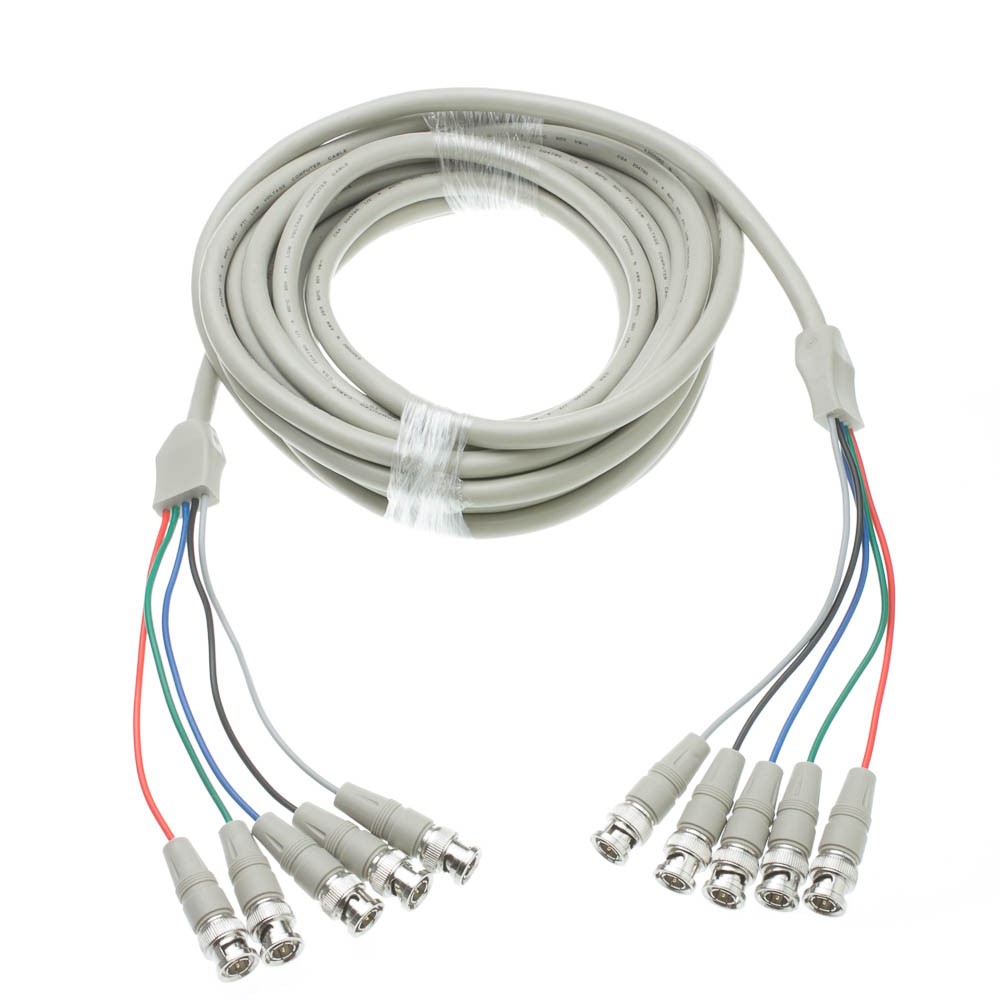 5 BNC to 5 BNC Cable 25FT