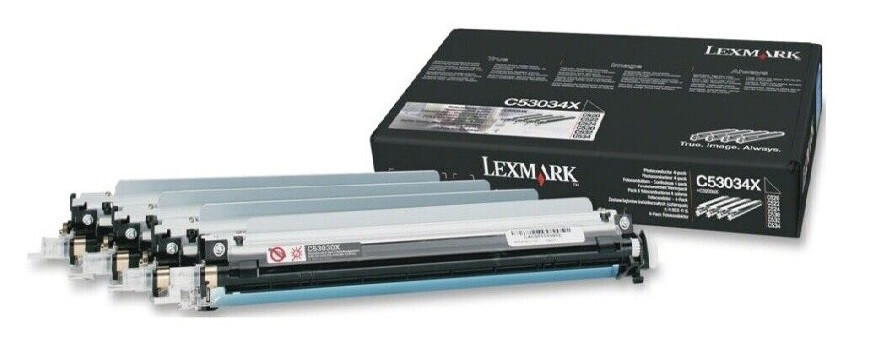 4 x Genuine Lexmark C522 C524n C530n C532dn C534dn Photoconductor - C53034X DRUM