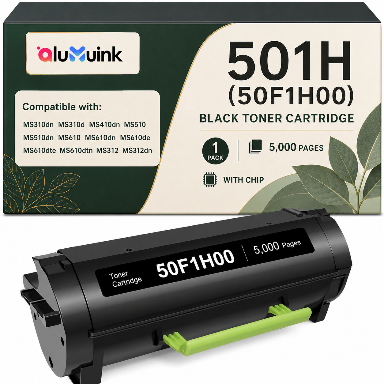 50F1H00 High Yield Toner Cartridge for MS310 MS310d MS310dn MS312 MS312dn MS315