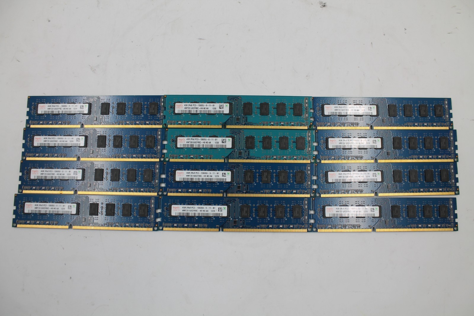 Hynix 48GB (12 x 4GB) Ram Kit 4GB 2Rx8 PC3-10600U-9-11-81 HMT351U6CFR8C