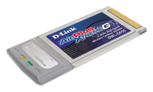 D-Link DWL-G650 Wireless Cardbus Adapter, 802.11g, 108Mbps