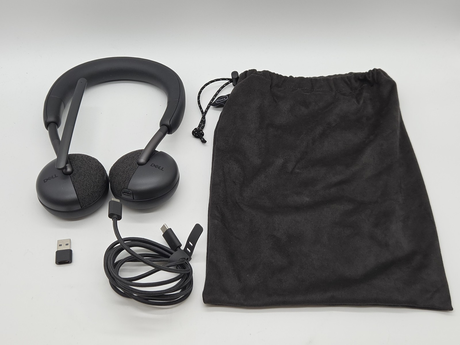 Dell WL3024 Wireless Headset w/ Microphone + Bag / USB C Cable for Teams FREE SH
