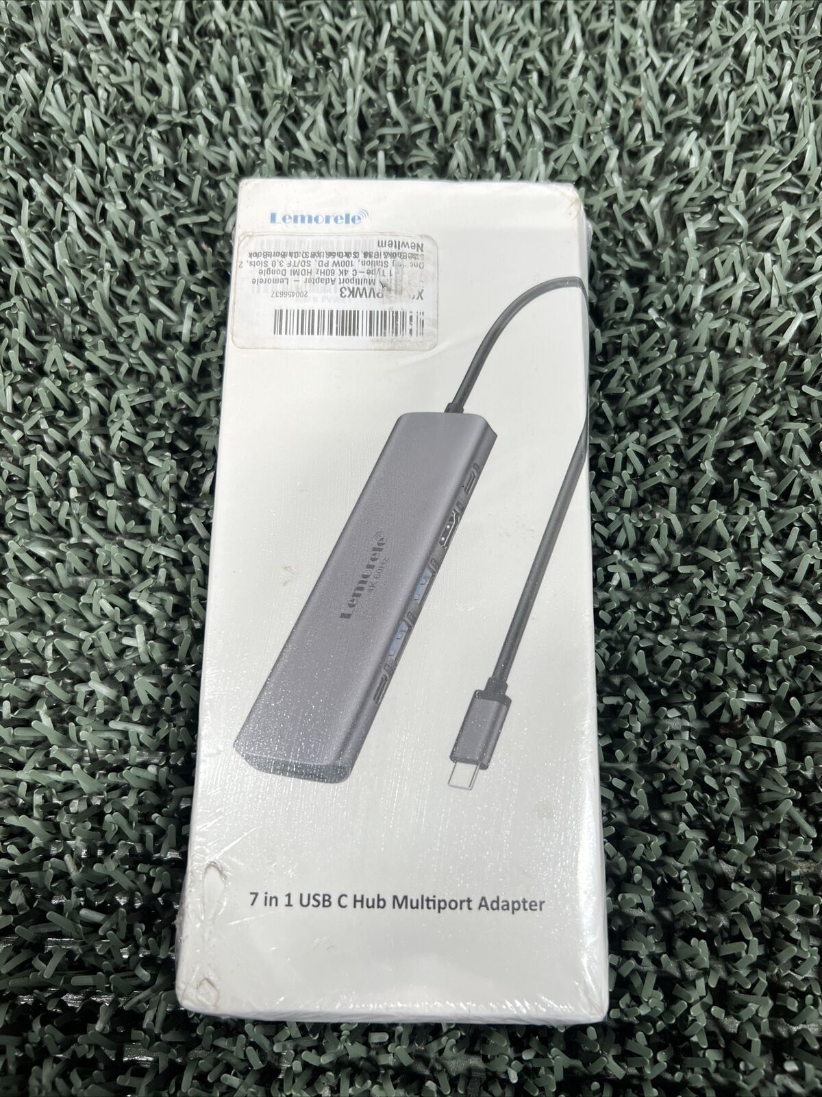 USB C Hub, Lemorele Type-C Hub Adapter 7 in 1 with HDMI 4K@30Hz, (#106)