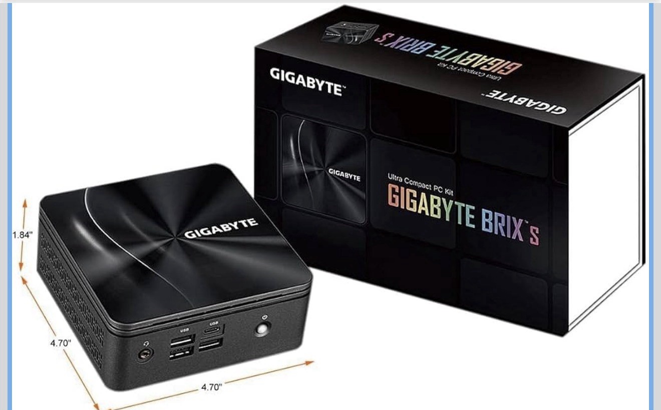 GIGABYTE BRIX GB-BRR7H-4800-BWUS Ultra Compact PC Kit New In Box