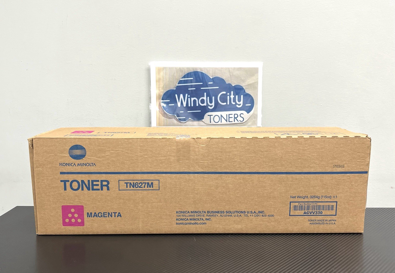 Konica TN627M ACVV330 Magenta OEM Toner for Konica Minolta C12000 C14000 NEW