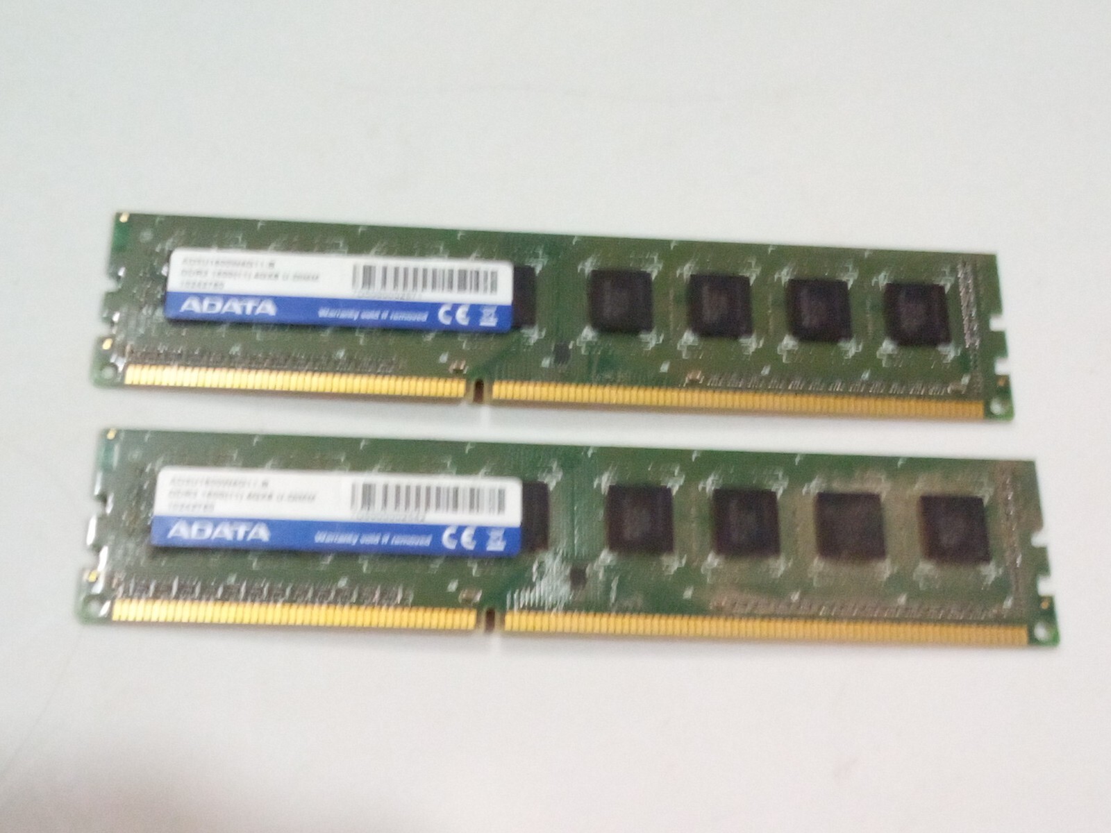 ADATA 8GB (2x4GB) DDR3 AD3U1600W4G11-B 1600(11) 4GX8 U-DIMM #R617