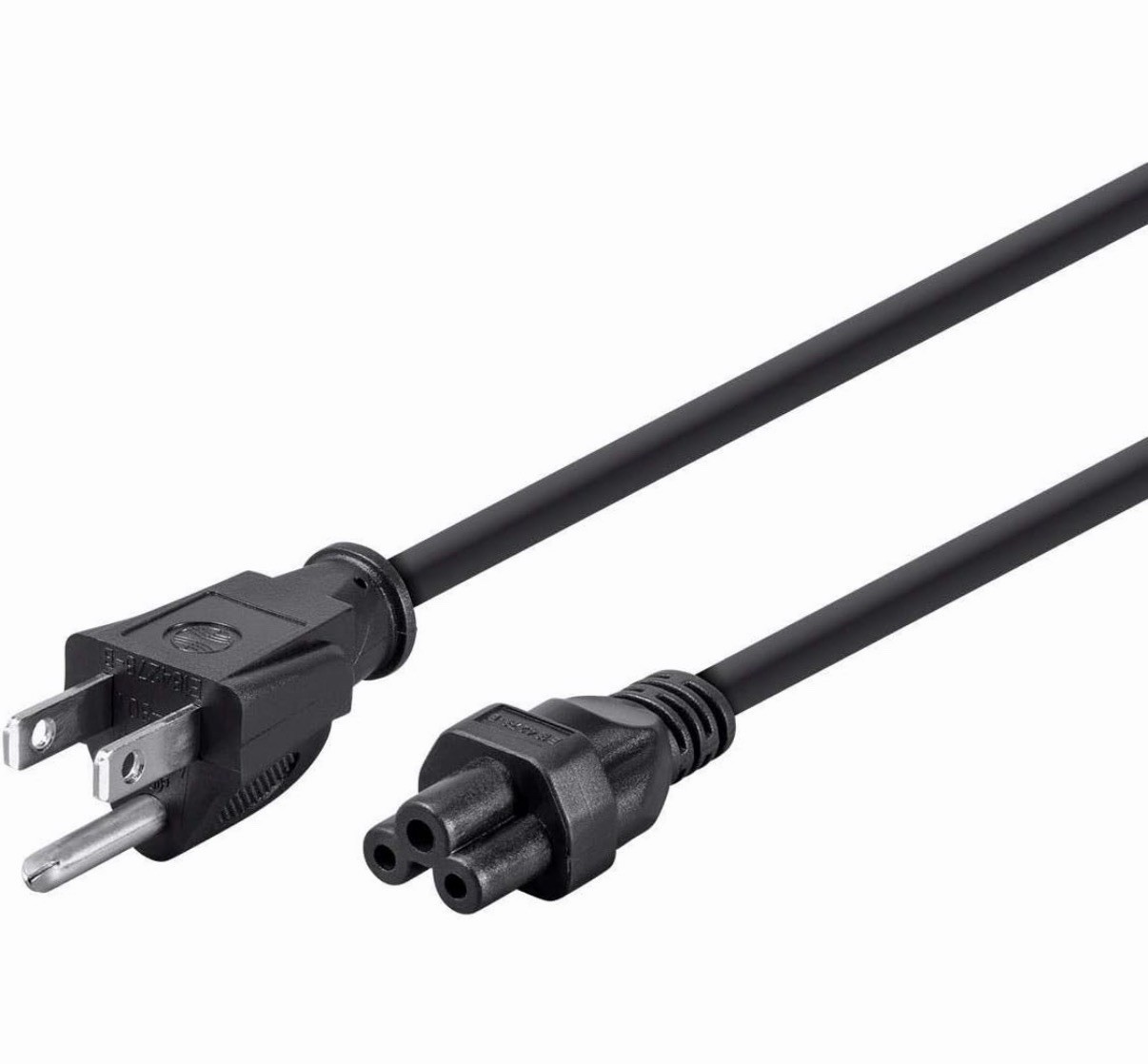 Monoprice 3ft 3-Prong AC Power Cord Cable 18AWG NEMA 5-15P to IEC C13 (10A/125V)