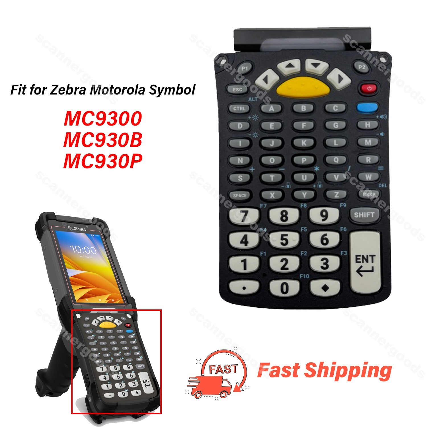 OEM New 53 Keys Standard Keypad board for Zebra Symbol MC9300 MC930B MC930P