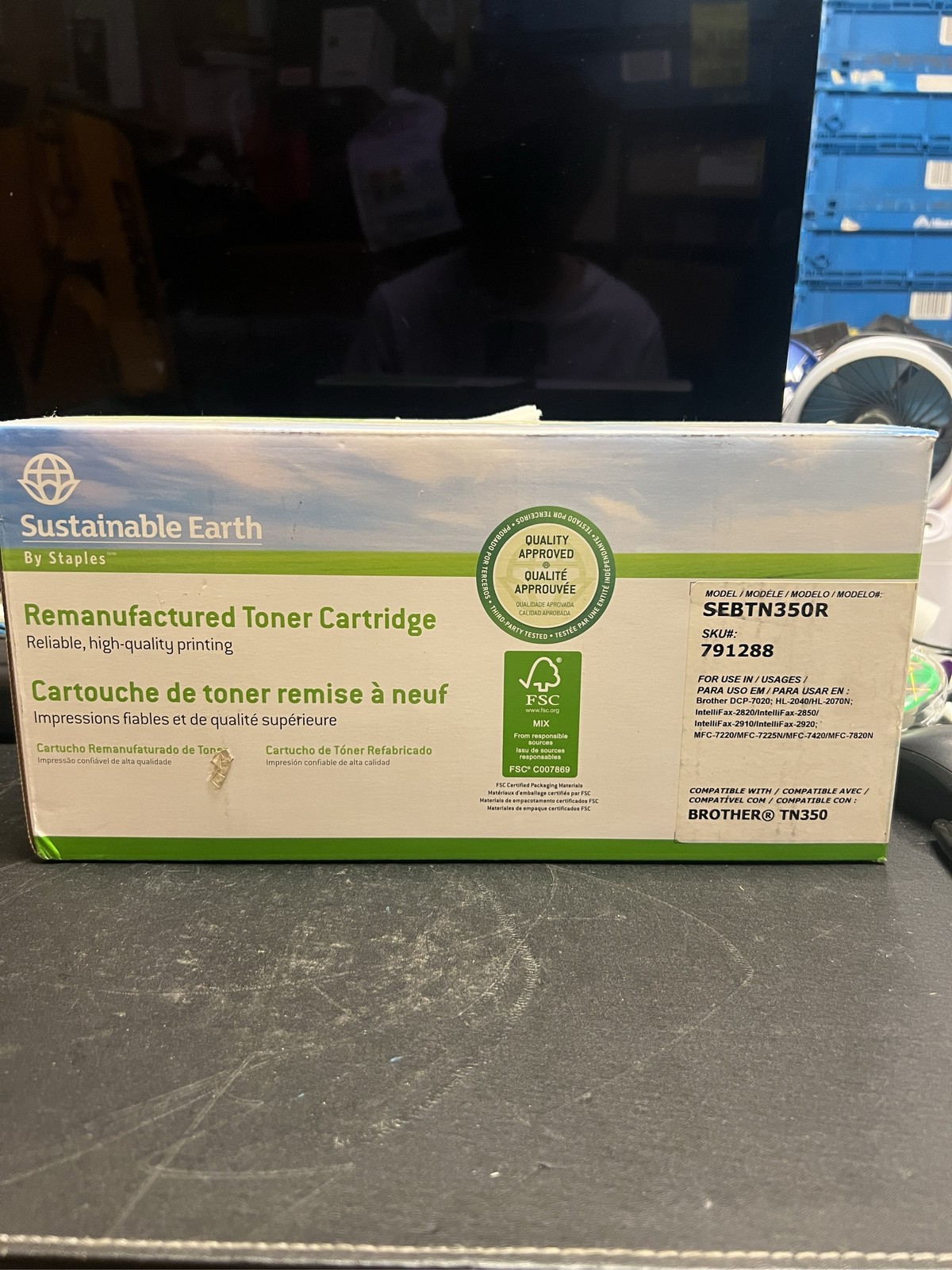 Sustainable Earth Toner Cartridge SEBTN350R for Brother TN350 Printers