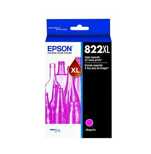 EPSON T822 DURABrite Ultra Ink High Capacity Magenta Cartridge (T822XL320-S) for