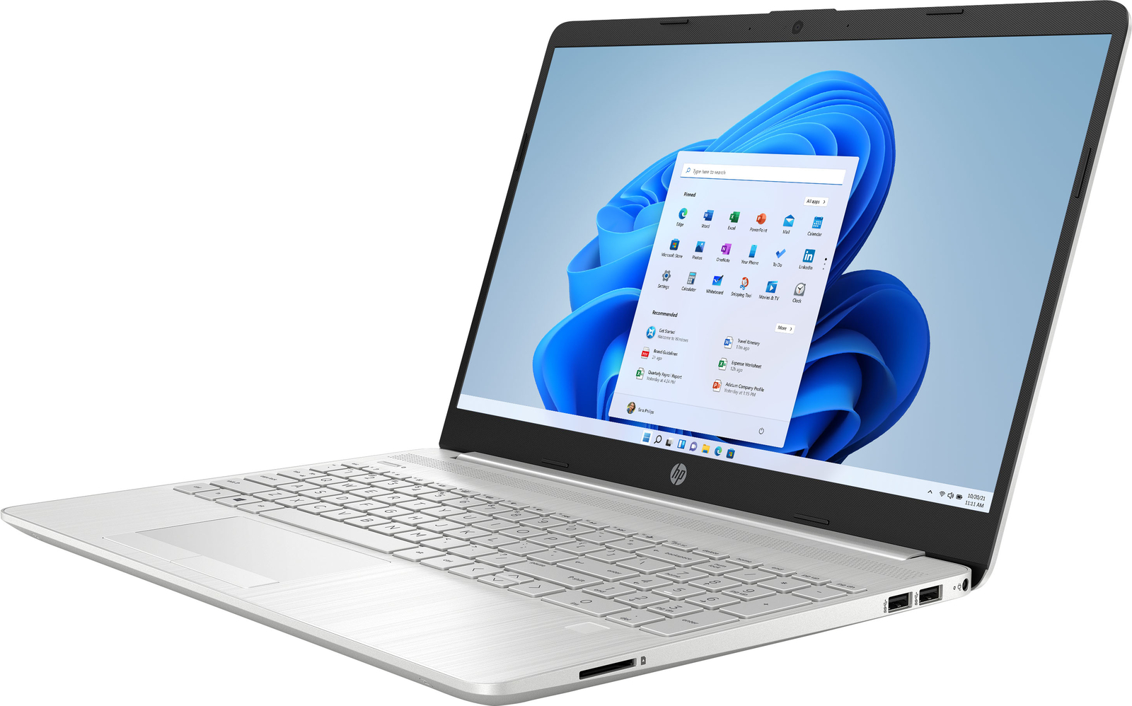 🔥 NEW HP 15.6" FHD Intel i3-1115G4/8GB/256GB SSD/Windows 10 Silver 15-dw3033dx