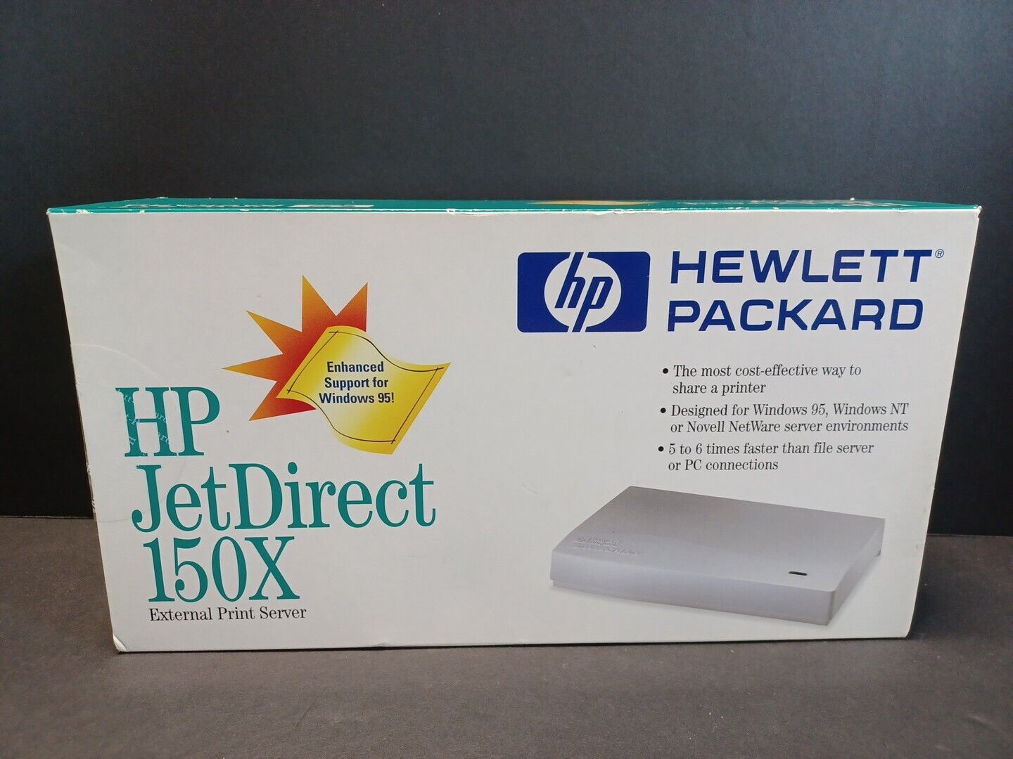 New Vintage HP 150X Ethernet JetDirect Printer External Print Server
