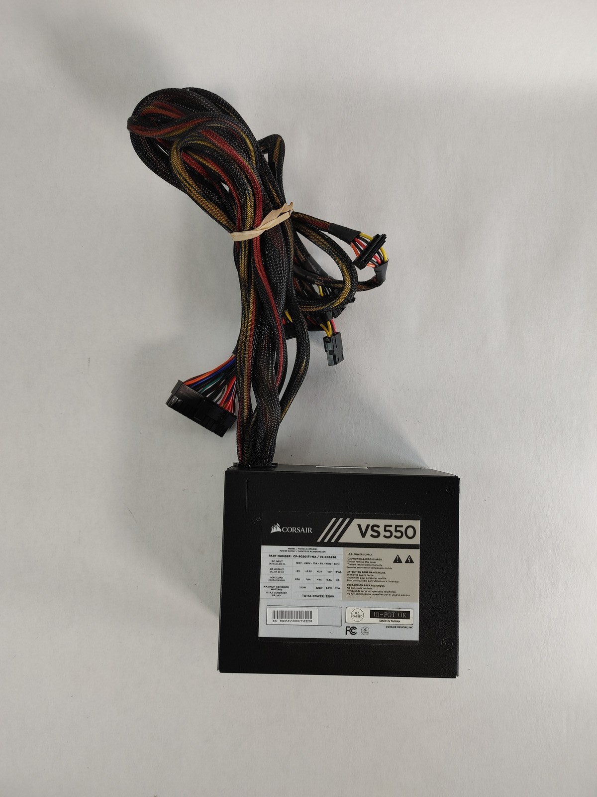 Corsair VS550 550 W 20+4 Pin ATX Desktop Power Supply CP-9020171-NA