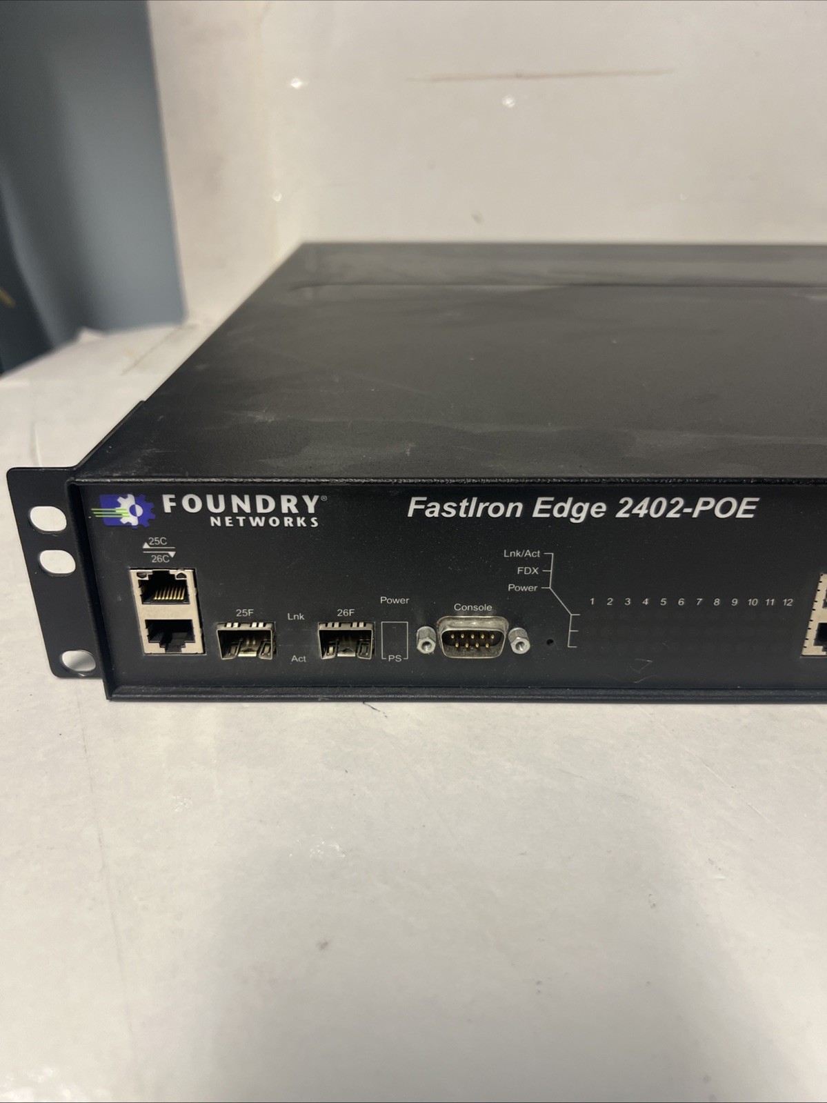 Foundry Networks FastIron Edge 2402-POE 24 Port Network Switch