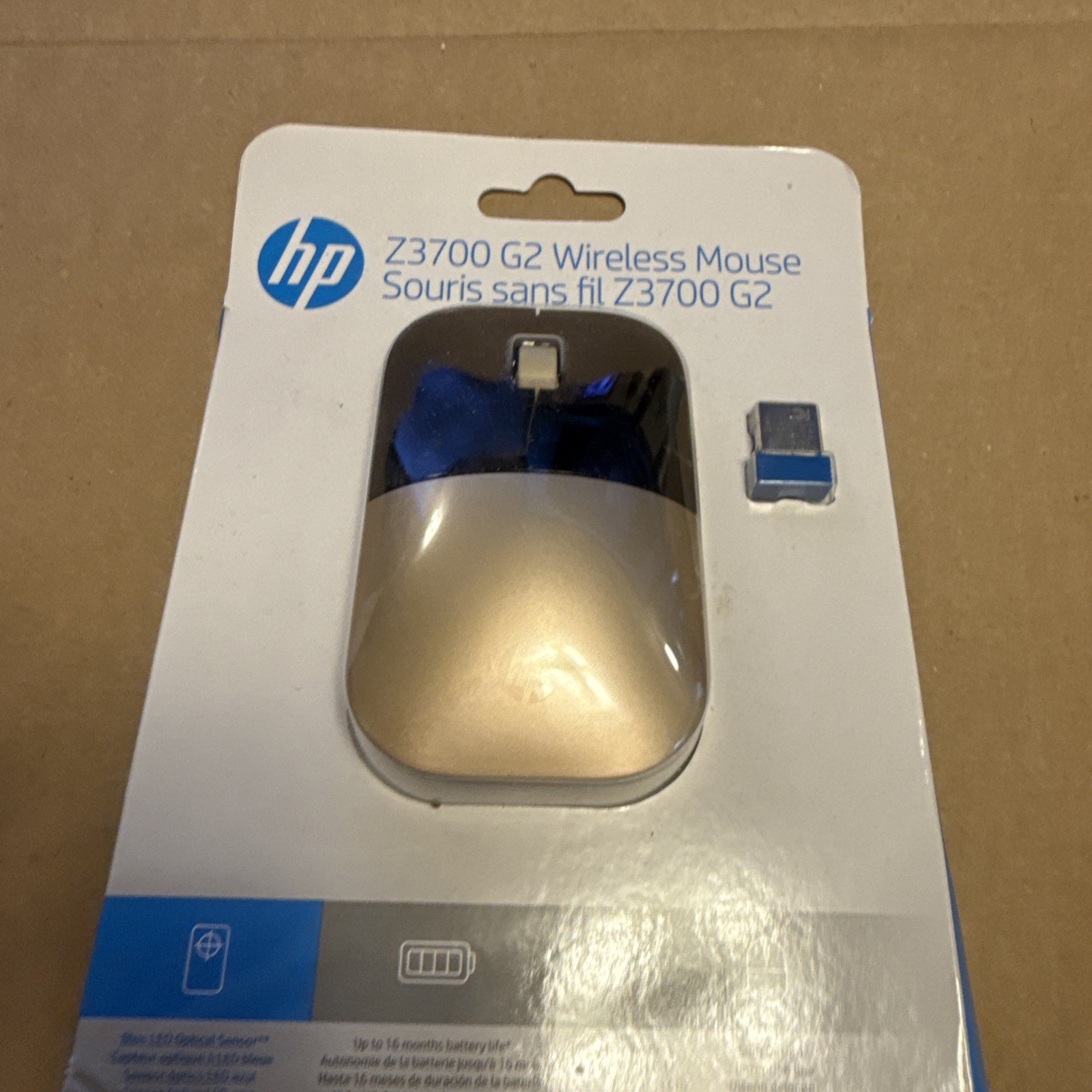 New Hp Z3700 G2 Gold Wireless Mouse For Windows/mac0S/Chrome(681RBAA#ABL)2022