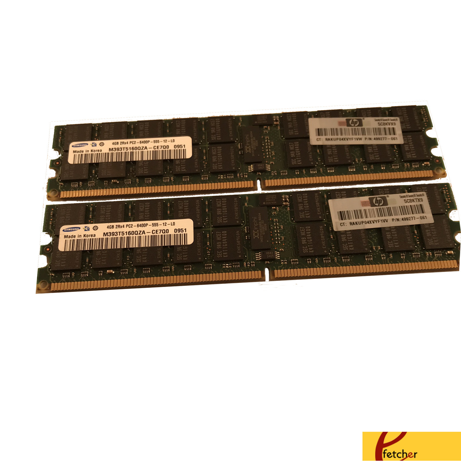8GB KIT 2 x 4GB HP Compaq ProLiant DL180 G5 DL185 DL385 G5p G6 Ram Memory