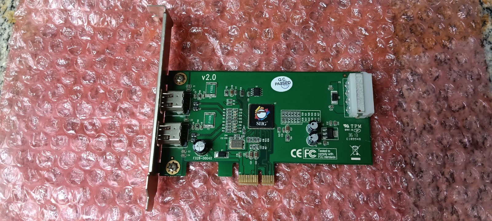 SIIG F028-00G4X DP FireWire 2-Port PCIe