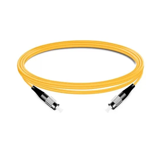 [2pcs] 5M FC UPC-FC UPC Simplex OS2 9/125 Patch Cord LSZH FTTH Fiber Cable