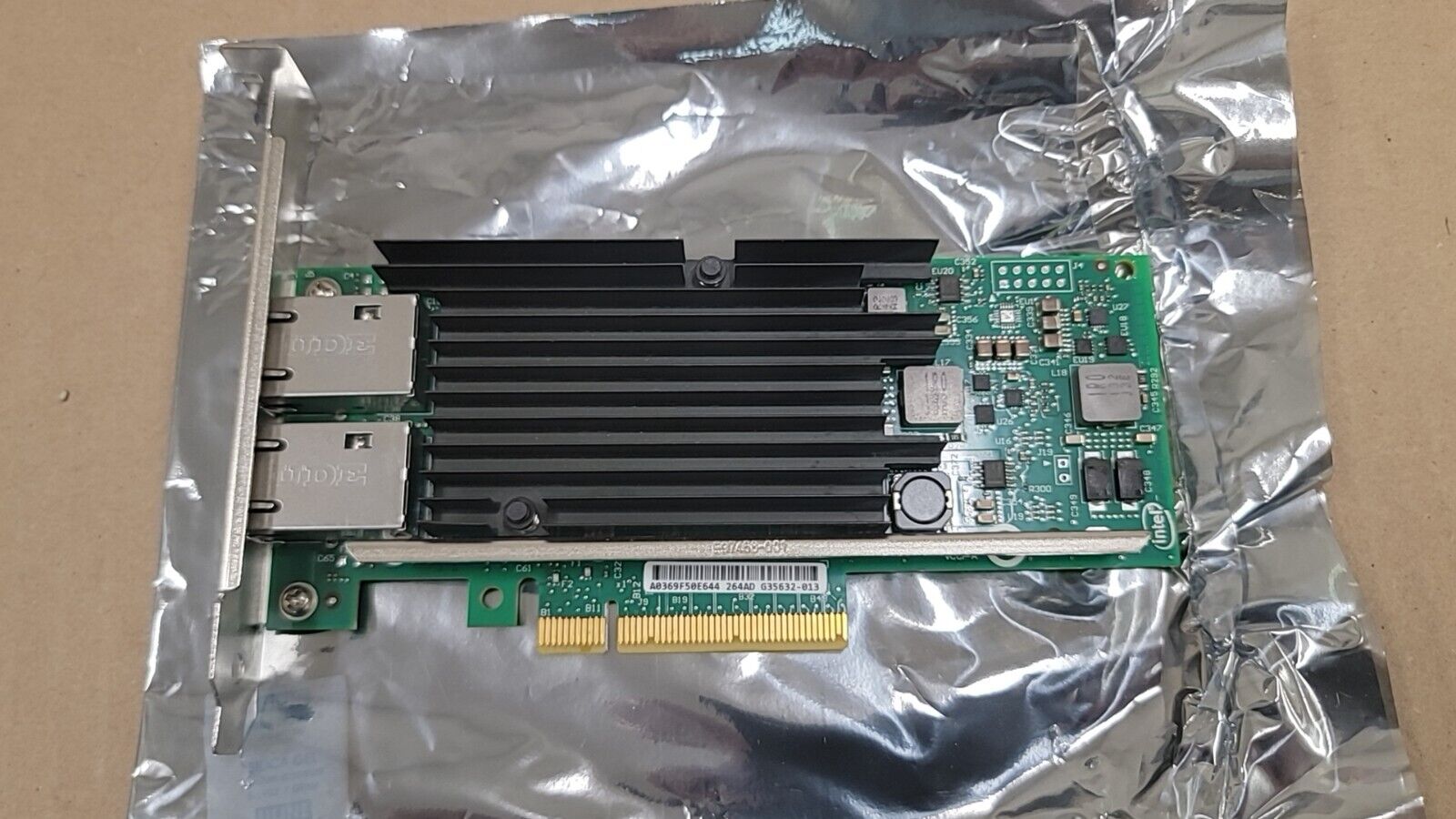 Intel Ethernet Converged Network Adapter X540-T2 10Gb NIC Dual RJ45 Ports PCIe