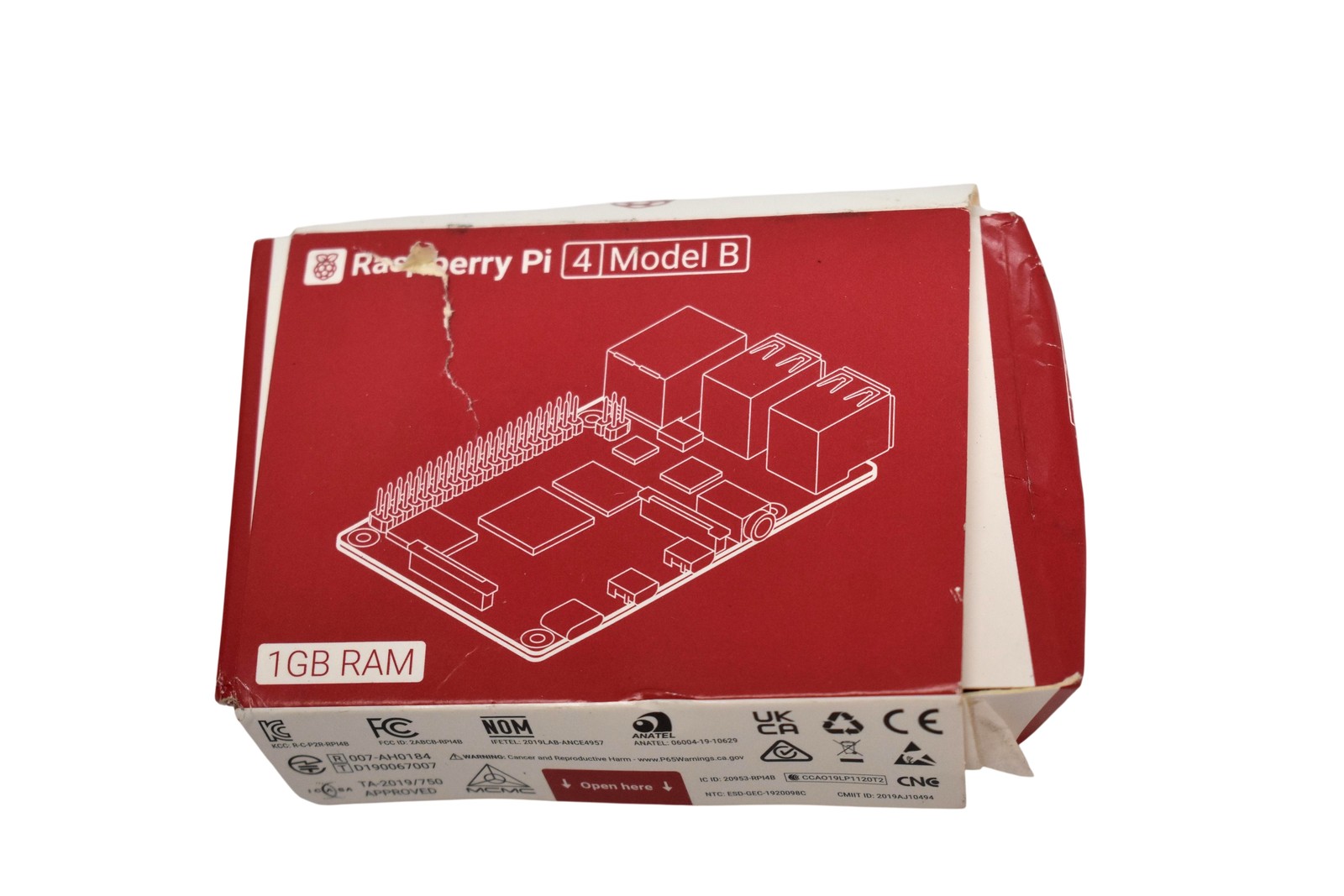 Raspberry Pi 4 Model B 1GB RAM Single Board Computer HDMI Gigabit Ethernet UK