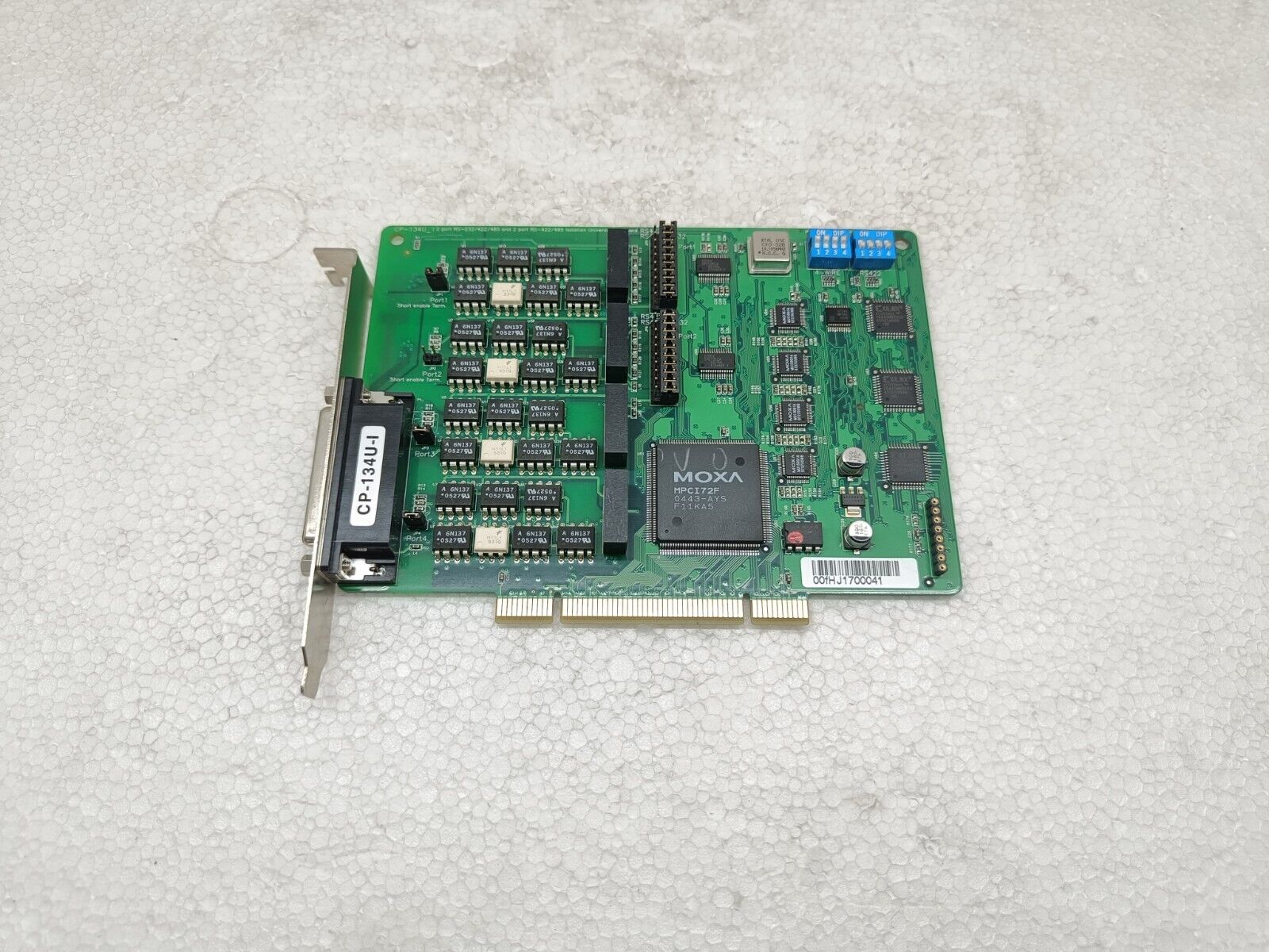 Moxa CP-134U-I 2-port RS-232/422/485 Universal PCI serial board