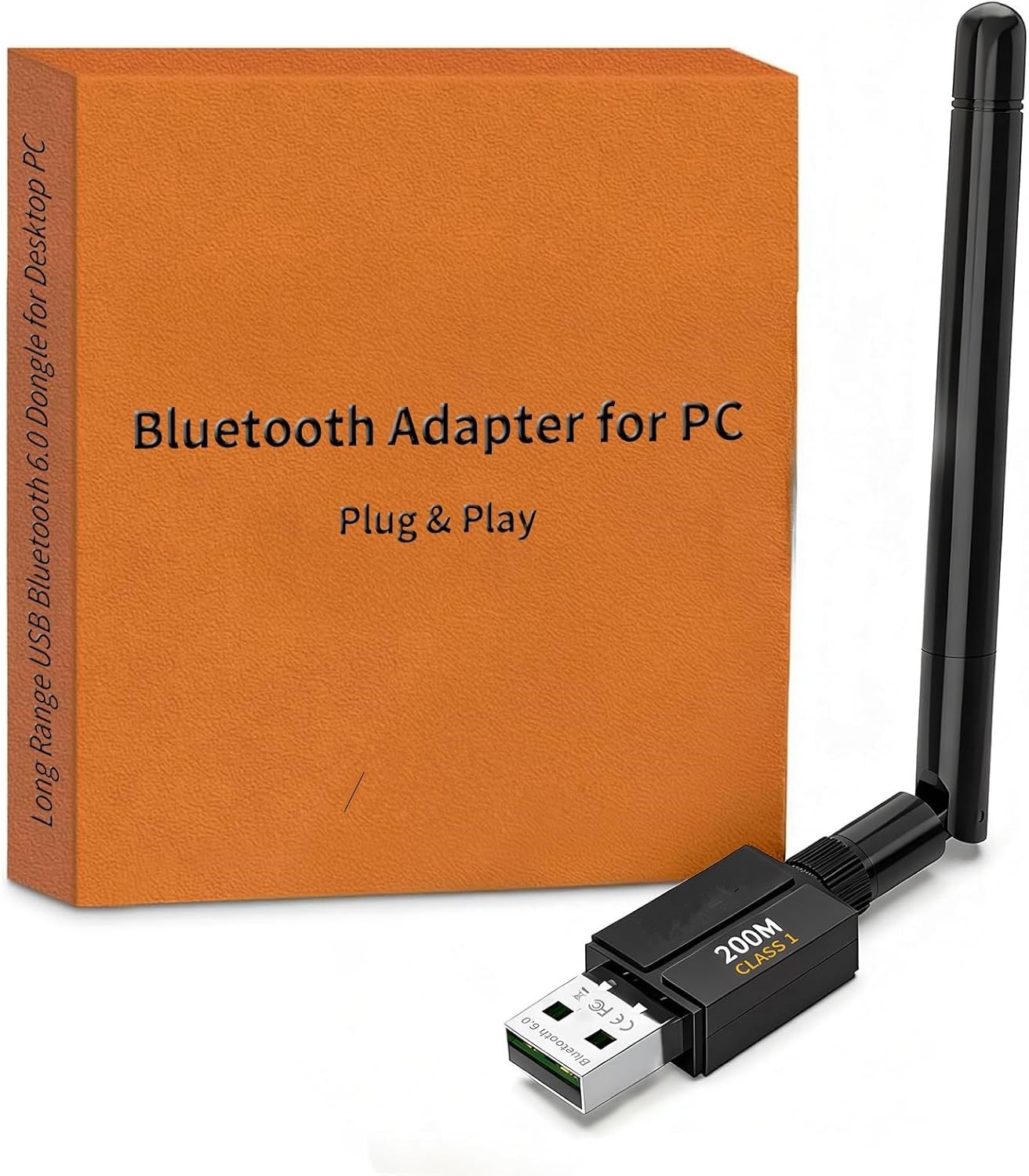 USB Bluetooth 6.0 Adapter for Desktop PC: Plug & Play 600FT Long Range Wireless