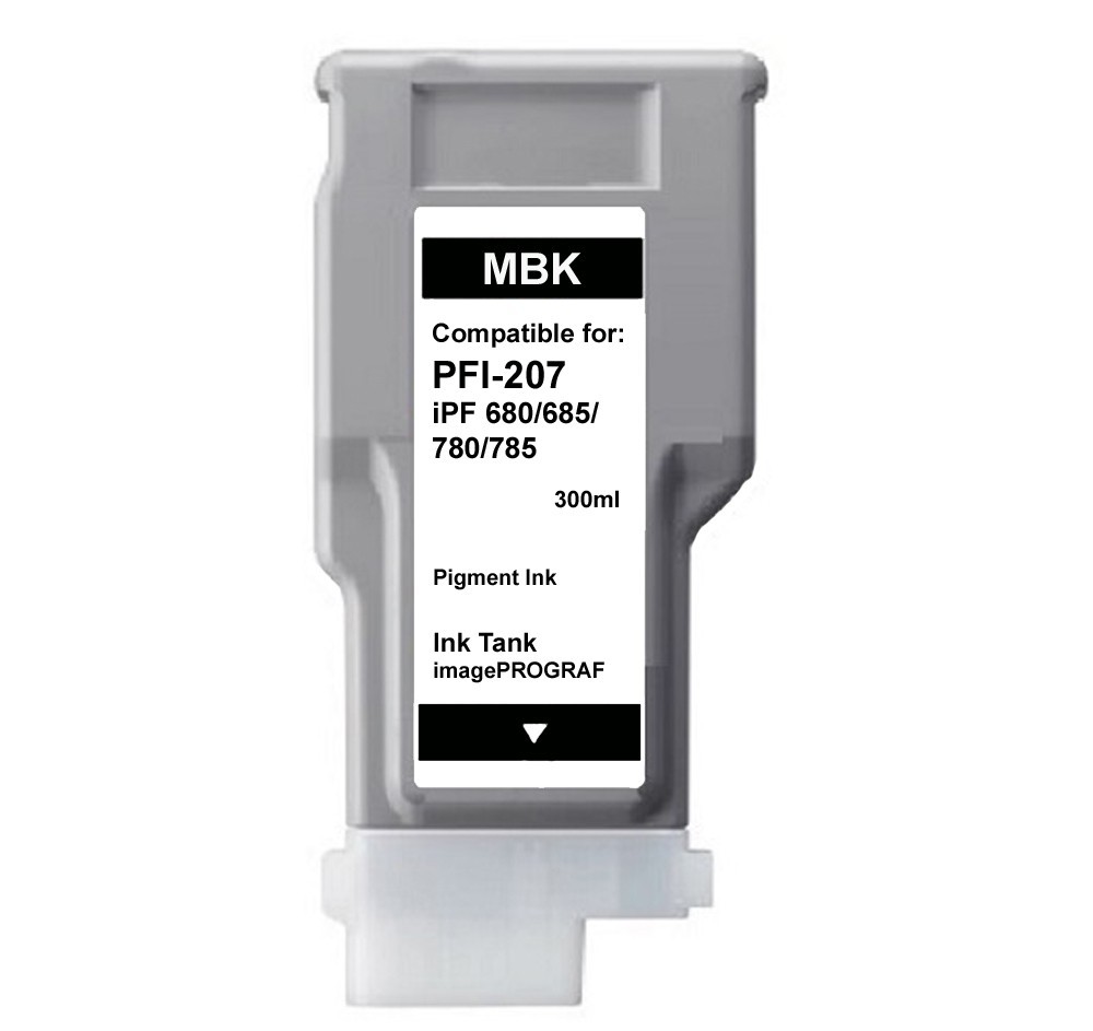 PFI207 MBK Matte Black Ink Cartridge fit Canon ImagePrograf 680 685 780 785