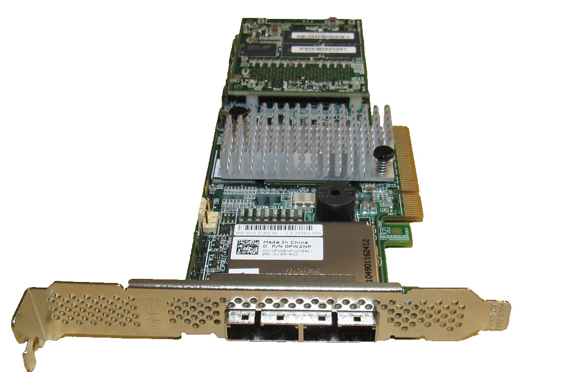 DELL LSI MEGARAID 9285-8E 8-PORT 1GB PCIE 2.0 EXTERNAL RAID CONTROLLER w/TALL BR