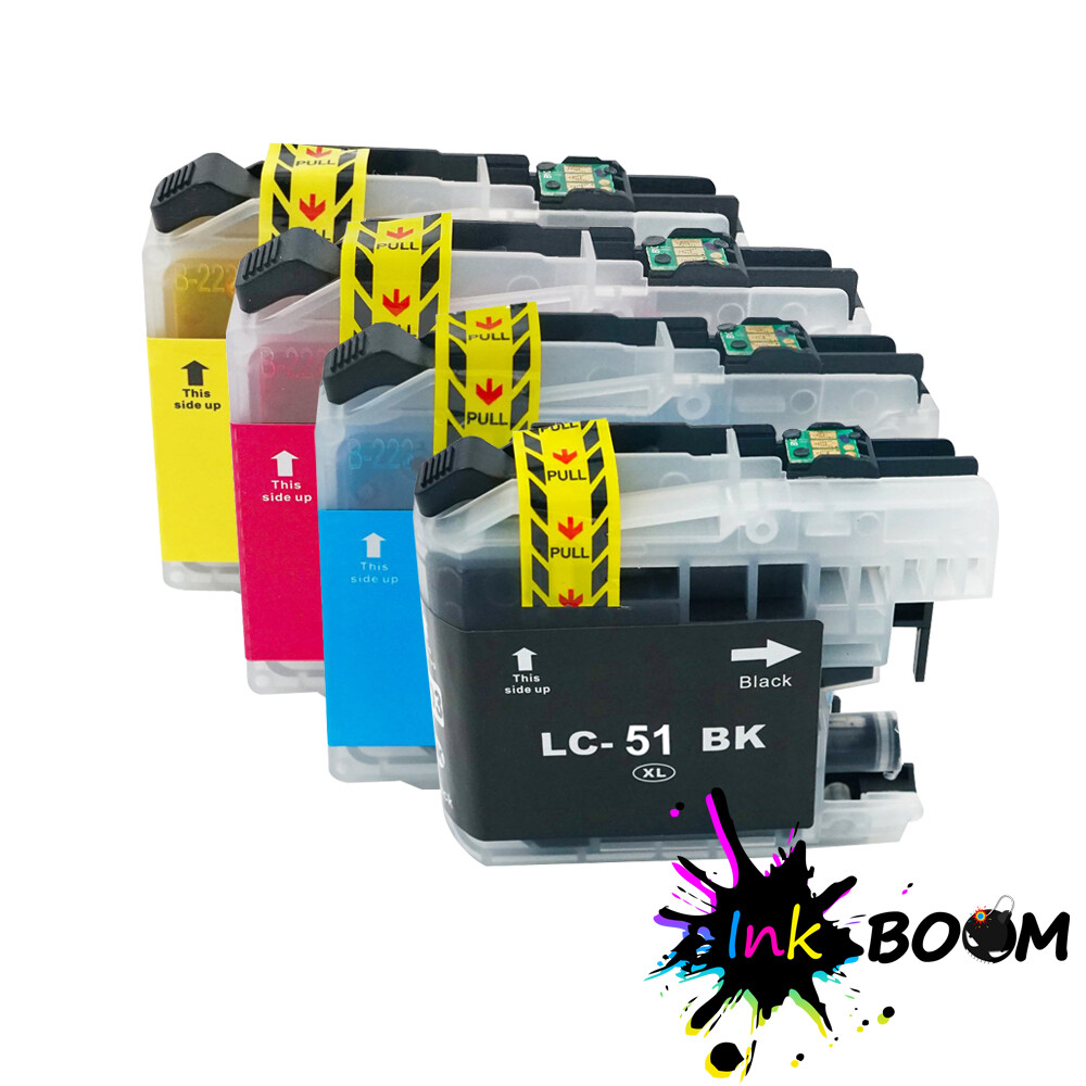 4 Ink Cartridge fits Brother LC51 MFC-5860CN MFC-680CN MFC-845CW MFC-685CW