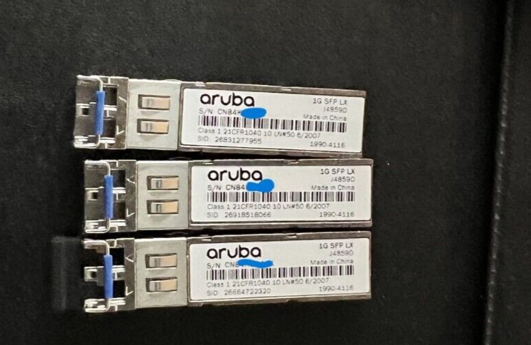 Hewlett Packard Enterprise Aruba 1G SFP LC LX network transceiver module Fiber o