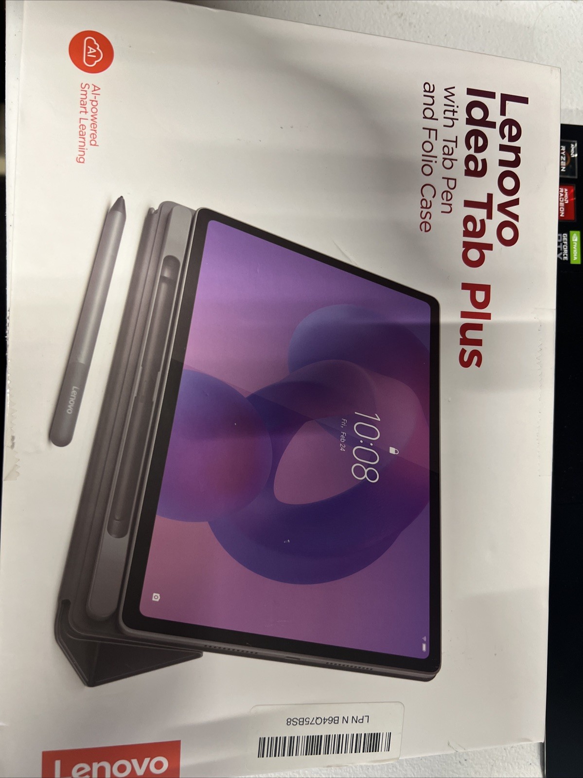 Lenovo Idea Tab Plus 12.1 128GB 2.5K Tablet with Pen Folio WiFi