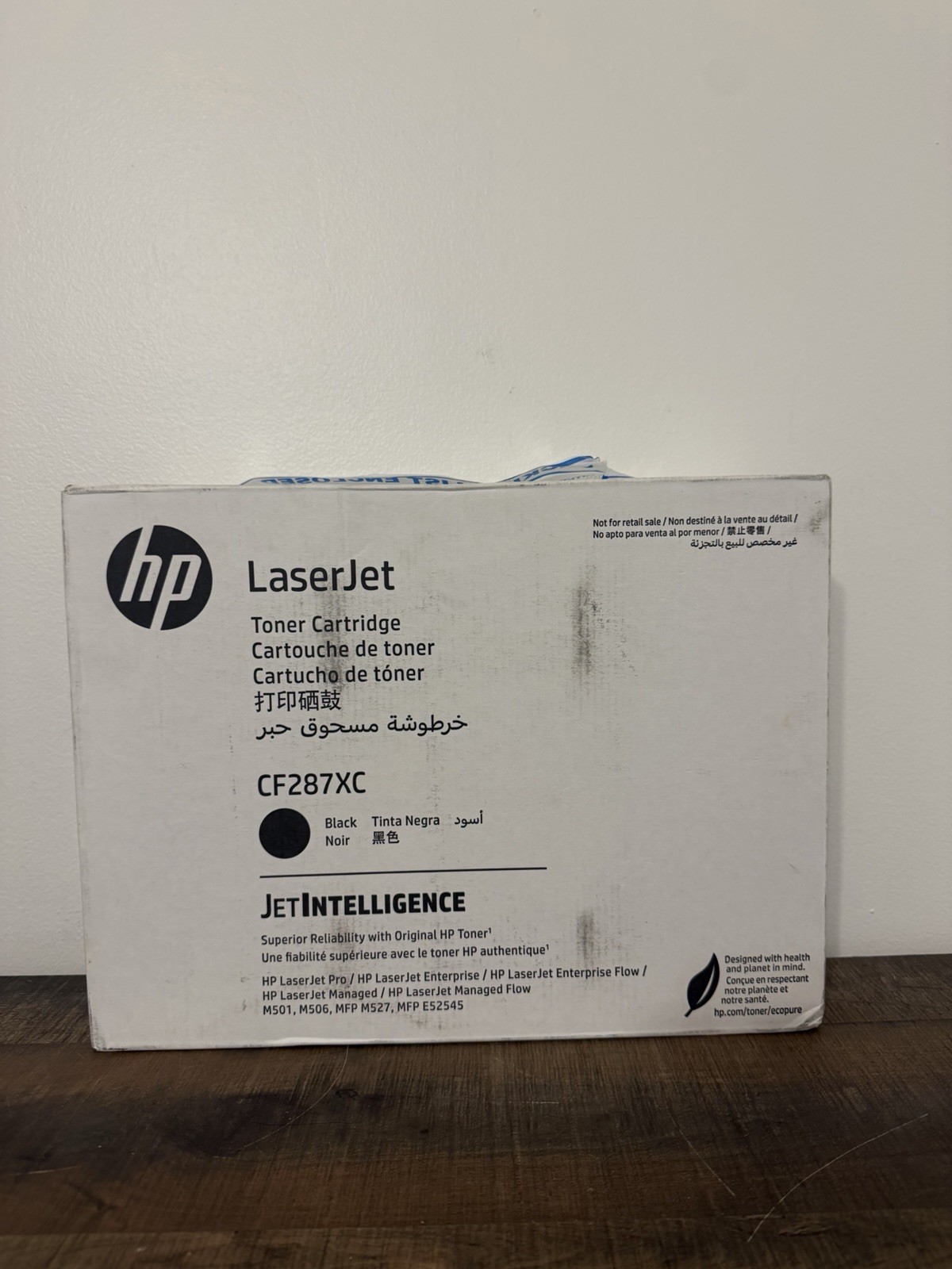 NEW SEALED Genuine HP CF287XC 87X Black Toner LaserJet M501 M506 M527
