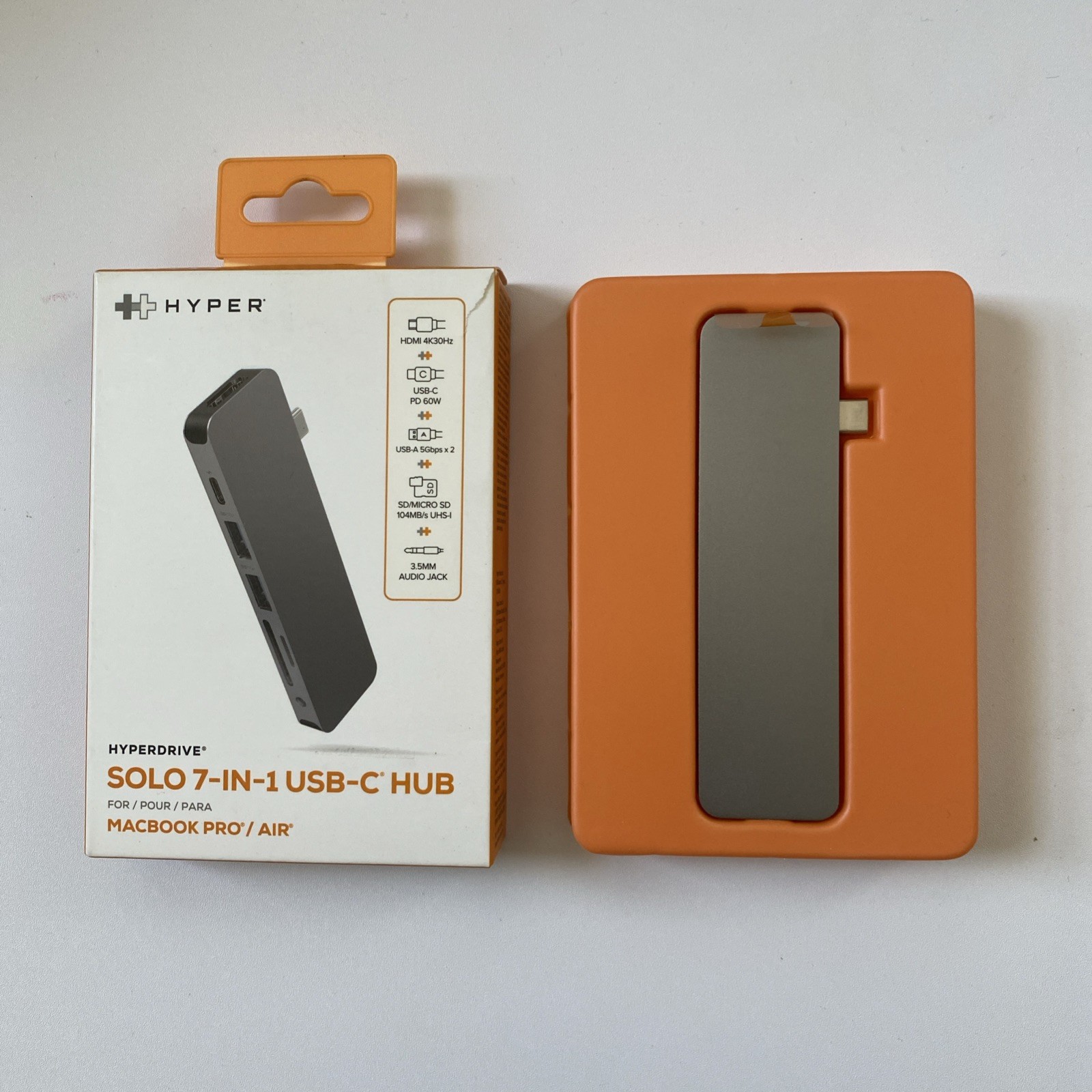 Hyper - HYPERDRIVE SOLO 7-in-1 USB-C Hub - Space Gray